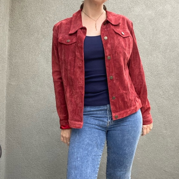 For Joseph Jackets & Blazers - Red Suede jacket